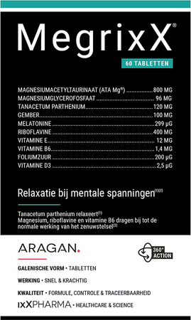Megrixx Tabl 60 12