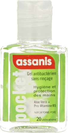Assanis Pocket Handgel Appel-peer 20ml 1