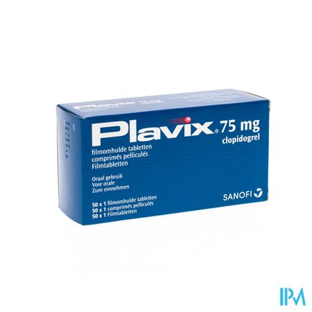 Plavix 50 Tabl 75mg Ud