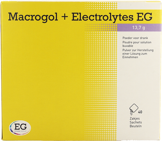 Macrogol+Electrolytes EG 13,7G Pdr Sach 40 1
