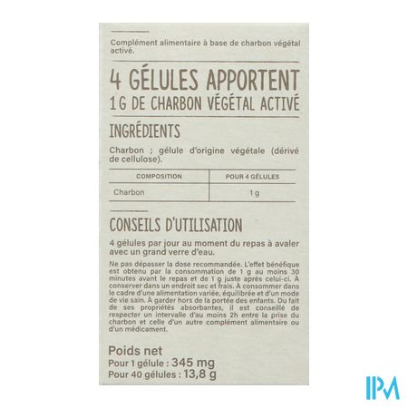 Vitavea Plantaardige Actieve Kool Caps 40 3