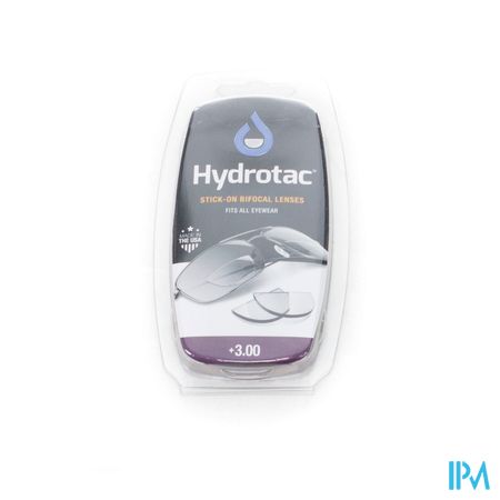 Hydrotac Stick-on Bifocal Lenses +3.00 2 1
