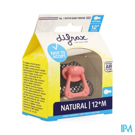 Difrax Fopspeen Natural 12m+ Girl 2