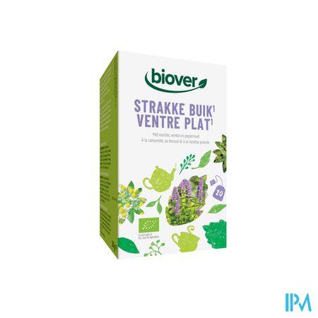 Biover Infusettes Bio Ventre Plat Sachet 20