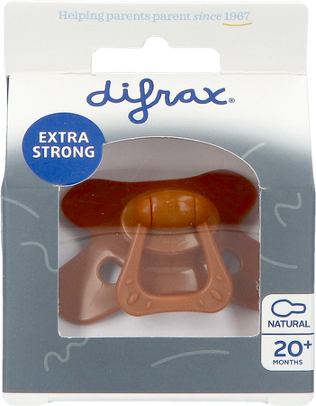 Difrax Fopspeen Natural 20m+ Uni Cinnamon 1