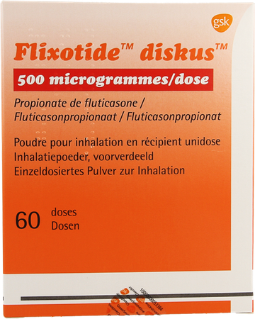 Flixotide 500 Diskus Pulv Inh 60dos 2