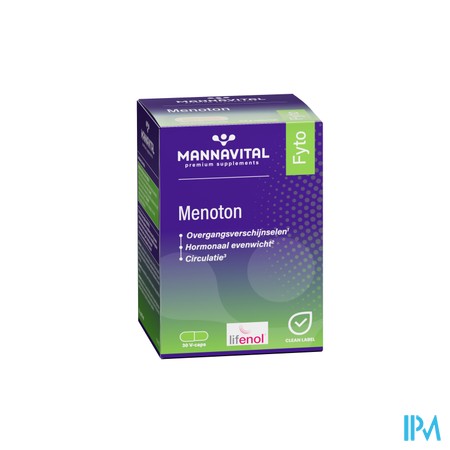 Mannavital Menoton V-caps 30 Nf