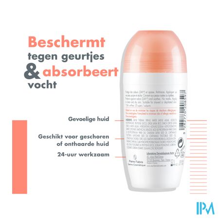 Avene Body Deodorant Doeltreffendheid 24u 50ml Nf