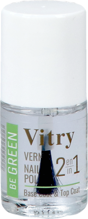 Nagellak Be Green 2&1 Base & Top Coat 10ml 23
