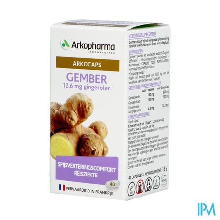 Arkocaps Gember Caps 40 Nf 4