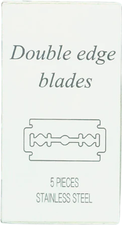 Wondr Lames Rasoir Double Face Acier Inoxydable 5 1