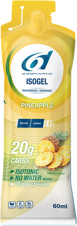 6d Sixd Isogel + Caffeine Pineapple 6x60ml