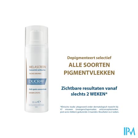 Ducray Melascreen Concentraat A/pigmentvlek 30ml 8