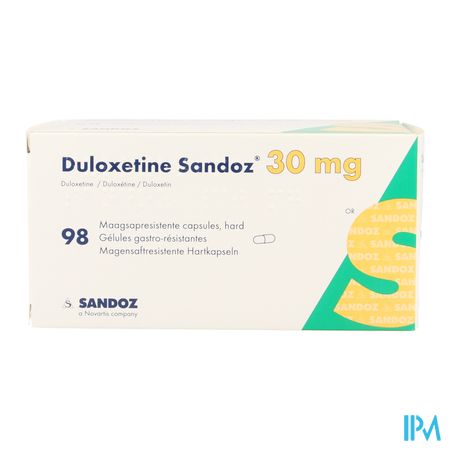 Duloxetine Sandoz 30mg Caps Dur Gastro Resist. 98 3
