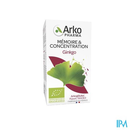 Arkogelules Ginkgo Bio Caps 150 7