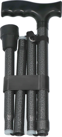 Pluviose Canne Pliable 5 Pieces Gris