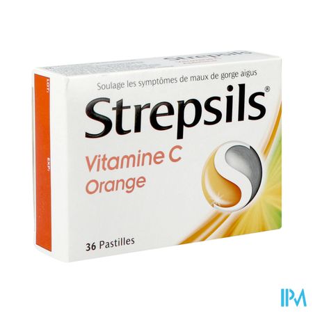 Strepsils Vitamine C Orange Past 36