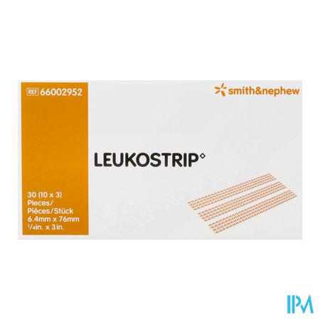 Leukostrip 6,4mmx 76mm 3 Strips 10 66002952 2