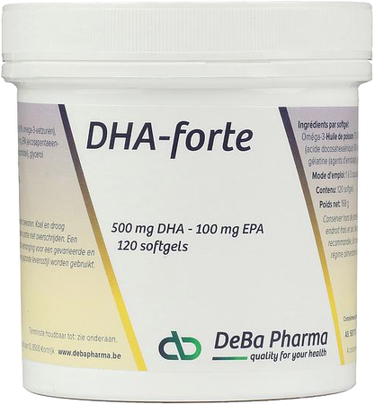 Dha Forte Caps 120x500mg Deba 4