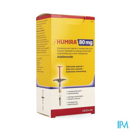 Humira 80mg/0,8ml Opl Inj Voorgev.sp. 1x80mg/0,8ml