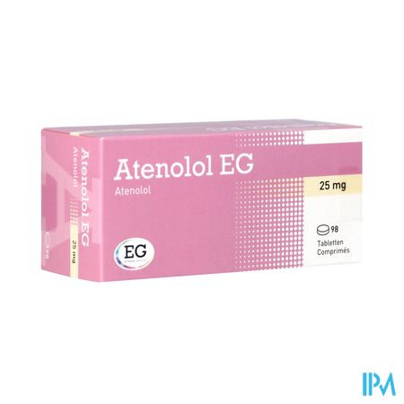 Atenolol EG 25Mg Tabl 98