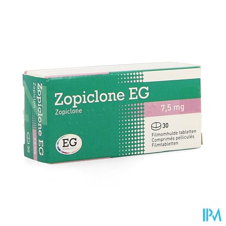 Zopiclone EG  Omhulde Tabl 30X7,5Mg