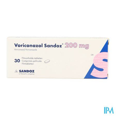Voriconazol Sandoz 200mg Filmomh Tabl 30 X 200mg 1