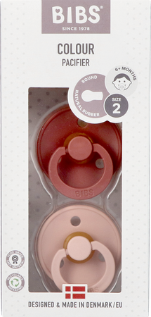 Bibs 2 Fopspeen Duo Woodchuck Blush 1