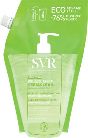 Svr Sebiaclear Gel Moussant Refill 400ml Nf 1