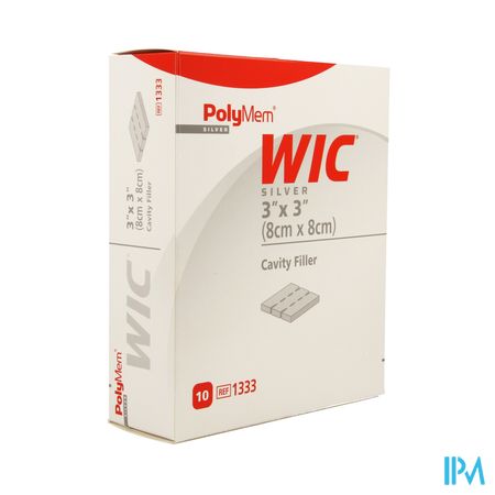 Polymem Wic Silver Cavity Wound Filler 8x 8cm 10