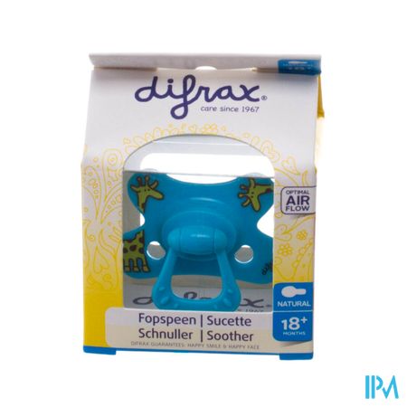 Difrax Sucette Natural 18m+ Boy 6