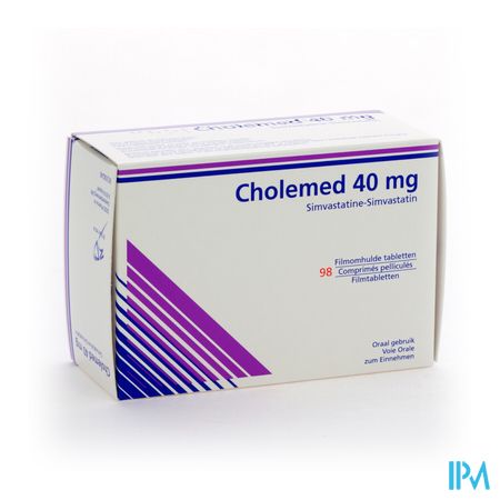 Cholemed 40mg Comp Enrob 98 X 40mg