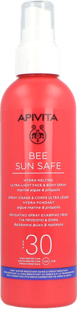 Apivita Hydra Melt.ult.light F&b Spray Spf30 200ml 2