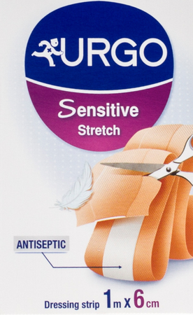 Urgo Sensitive Verband Stretch 1mx6cm 1 1