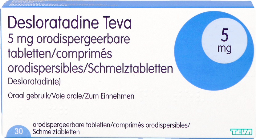 Desloratadine Teva 5mg Orodisp Tabl 30 X 5mg 3