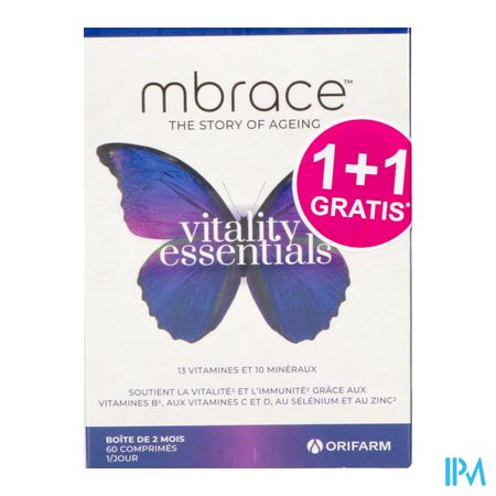Mbrace Vitality Essentials Tabl 60x2 1+1 Gratis 2