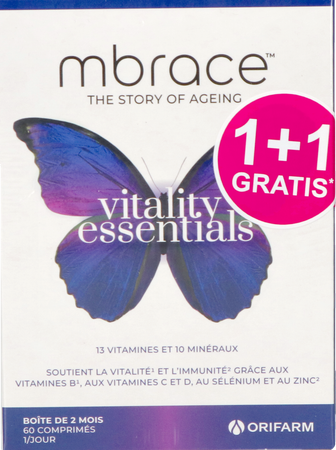 Mbrace Vitality Essentials Tabl 60x2 1+1 Gratis 2