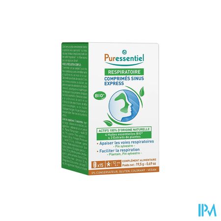 Puressentiel Ademhaling Sinus Snelle Werk. Comp 15