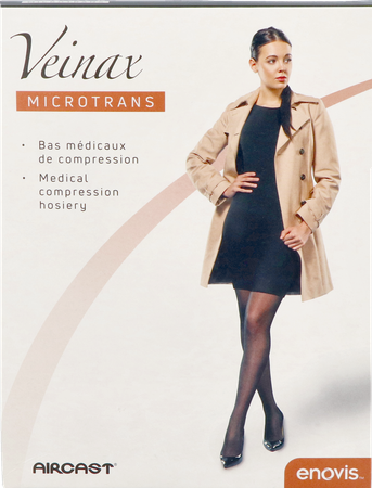 Veinax Mi-bas Femme Microtrans 3 Long Noir T2