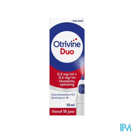 Otrivine Duo 0,5mg/ml+0,6mg/ml Neusspray 10ml