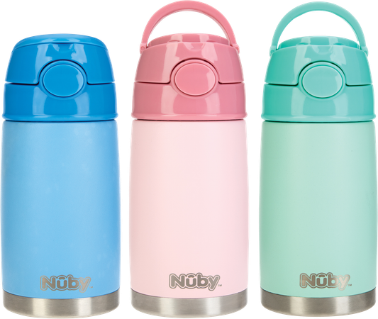 Nuby Pastel Thermosbeker Inox 300ml 3j+ 2