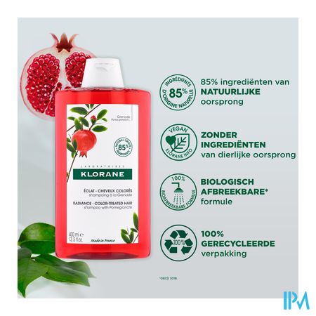 Klorane Capil. Sh Granaatappel 400ml 4