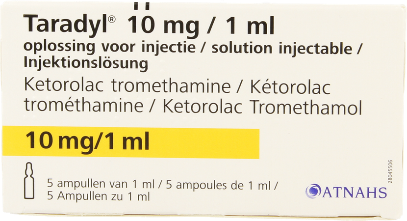 Taradyl 10mg/1ml Opl Inj Amp 5 X 10mg 2