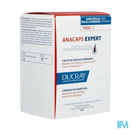 Ducray Anacaps Expert A/chute Progressive Caps 90