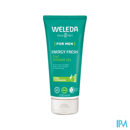 Weleda Men Energy Fresh 3en1 Gel Douche Tube 200ml