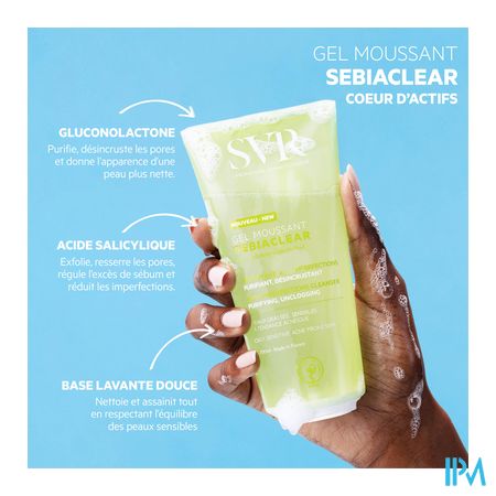 Svr Sebiaclear Gel Moussant Tube 200ml Nf 3