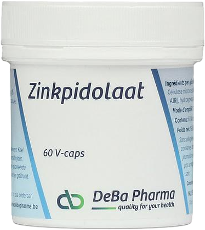 Zinc Pidolate V-caps 60x 75mg Deba 4