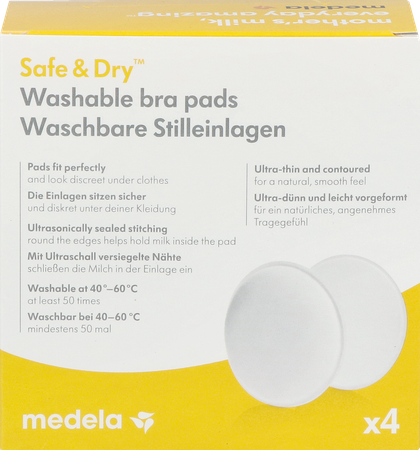 Medela Zoogkompres Wasbaar 4 6