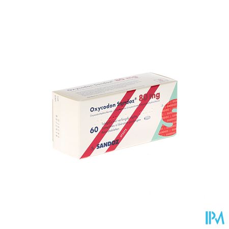 Oxycodon 80mg Sandoz Verlengde Afgifte 60 1