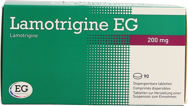 Lamotrigine EG 200Mg Tabl Disp 90X200Mg 1